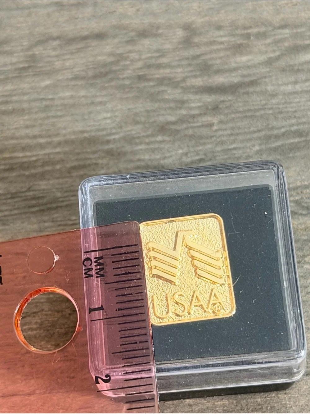 USAA Gold Plate Anniversary Lapel Pin New In Box